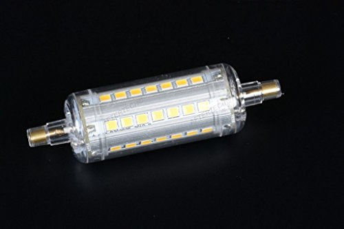 Aftertech® SLIM 78mm R7S 7w LED BIANCO NEUTRO LAMPADA PIANTANA SOTTILE 360° 650LUMEN