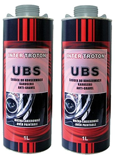 Troton UBS 2 x 1,2Kg GRAU UNTERBODENSCHUTZ GRAVEX STEINSCHLAGSCHUTZ KUNSTHARZ