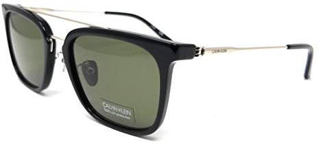 Calvin Klein CK18719S, Acetat-Sonnenbrille, Schwarz, Uni, Erwachsene, mehrfarbig, Standard