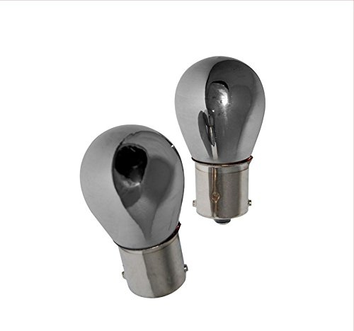 Leuchtmittel für Rückfahrscheinwerfer, weiß, verchromt, unsichtbar, P21 W BA15S, 12 V
