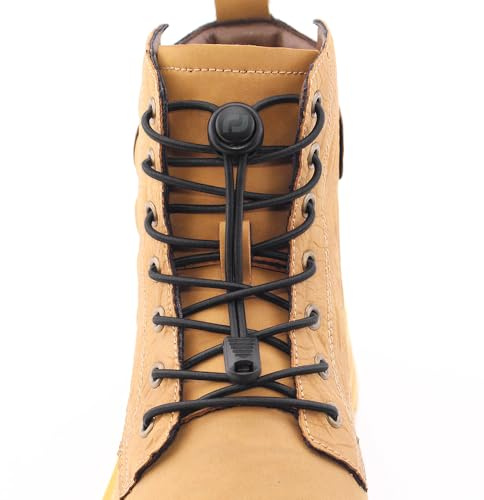 RJ-Sport 72 Inches No Tie Shoe Laces - Extra Long Elastic Tieless Shoelaces for Boots, Plus-size Sneakers Roller Skates Shoes
