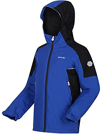 Regatta Hurdle IV Jacket Unisex-Kids, Spray Surf/Black (Black), 5 Years