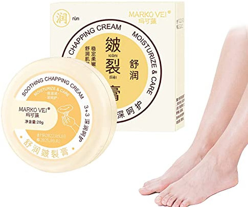 Cracked Skin Repair Cream, Regenerierende Fußcreme, Fuß Balsam, Fußcreme, Fusspflege creme, Winter Crack &Hand Foot Cream Fußcreme für trockene Füße zur täglichen Pflege (1PCS)