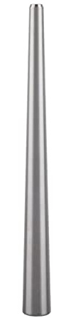 MUNEFE Stick per Allargare Anelli in Acciaio Inossidabile, Allargatore per Anelli per Gioielli, Strumento per Misurare Il Mandrino per La Creazione di Gioielli, Formatura di Anelli(27cm)