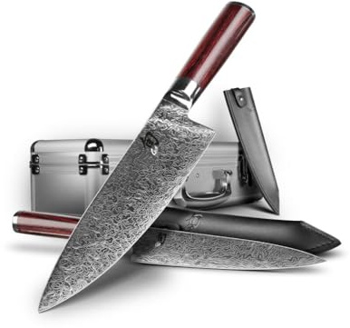 kai Shun Kohen Anniversary Knife Set - Juego de cuchillos de Damasco para aniversario