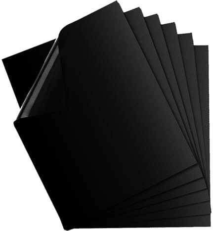 GQC BBQ Grillmatten, 6er Set Grillmatte für Gasgrill Wiederverwendbar PFOA-Frei Grillpapier BBQ und Backen Grill zubehöre Mat Grill-und Backmatte für Fleisch, Fisch und Gemüse 6 (40 x 30) cm