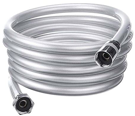 Duschschläuche, Ersatzschlauch, Brauseschlauch 1/2'' PVC Glatter Hochdruck-Flexibler Schlauch for Dusche Explosionsgeschützter langer Schlauch for Badewanne Handbrause, 3 Meter (Color : 3 Meter)