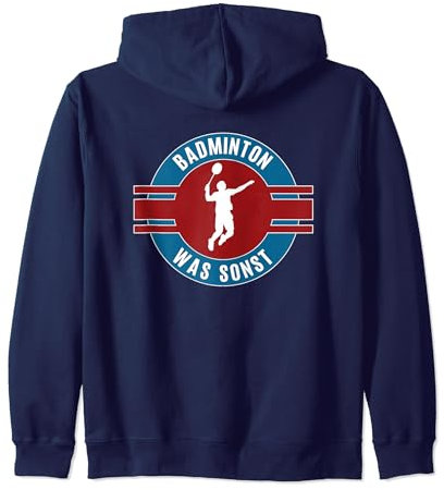 Badminton Team Trikot Mannschaft Bekleidung Badmintonteam Kapuzenjacke