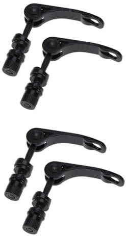 Mipcase 4pcs Sturdy Quick Release Skewer for Wheel Hub Seatpost Clamp Front Hub Bike Skewer