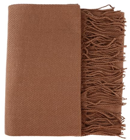 TINEASUR 1stück Imitation Cashmere Schal Für Damen Warmer Einfarbiger Winter Und Herbstschal Vielseitig Als Schal Oder Stola Verwendbar