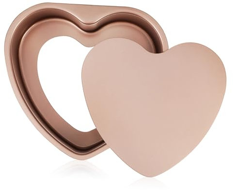 OFFSCH Herzkuchenform Große Herzform Backform Abnehmbare Kuchenform Backformen Zum Backen Herzform Für Kuchen Kuchenformen Zum Backen Backformen Für Kuchen