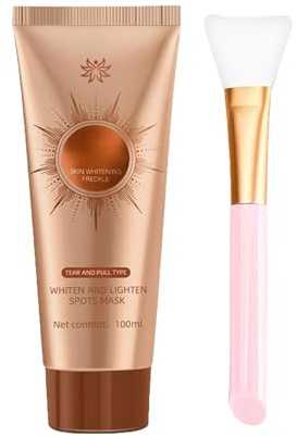 Parowu blekande och fläckborttagande ansiktsmask, Herbal Spots Peel-Off ansiktsmask, anti-rynk Peel Off ansiktsmask, uppljusande och föryngrande fräknande mask, 100 ml (1 st.)