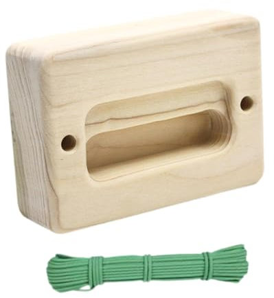 F Fityle Klettern Hangboard Klettern Schulungsbrett tragbare hängende Anfänger Leichte robuste Fingerplattenfinger Stärkung