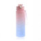Bouteille d'eau, Gourde Sport 750 ML, Étanche et Réutilisable, Gourde Graduée pour 1 Journee, Bouteille d'eau avec Marqueur de Temps, pour le fitness, la gym et les sports de plein air
