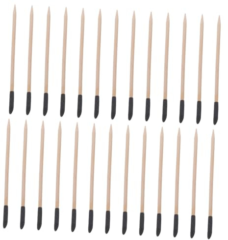 Homoyoyo 100pezzi Bastoncini Abrasivi Doppia Estremità Per Manicure Di Strumenti Per Unghie Bastoncini d Arancio in Legno Strumento Per Cuticole Per Pulizia e Decorazione Delle Unghie