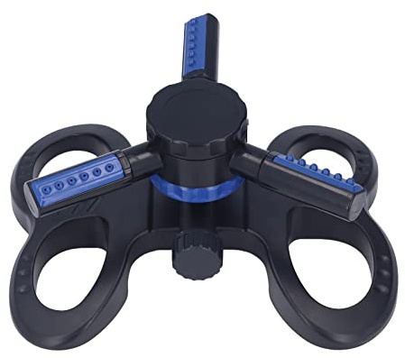 Adfaga Sprinkler pelouse 360 ​​degrés Rotation Automatique Type trifurqué avec couplage Rapide pour l'arrosage du Jardin