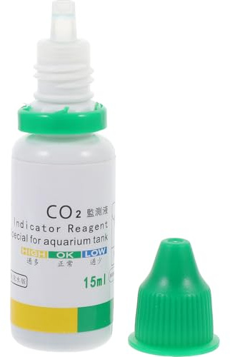 Healifty Test pour Aquarium Indicateur Liquide Précis pour Kit Test Qualité Eau Douce Contrôle Facile des Niveaux pour Aquarium Végétalisé et Réservoir de Poissons