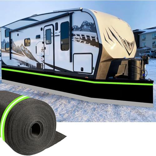 Enkel att installera golvlister för husbilar - 90/100 cm höga, förtjockade golvlister för utomhusbruk, väderbeständiga och säkert monterade, för husbilar och släpvagnar 100cｍ-85ft/26mLength