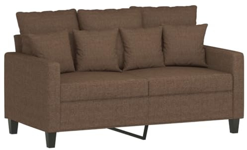 CIOURSTO Soffa 1-3 Sits, Polyestertyg Material, Bäddsoffa med Armstöd Ryggkuddar för Vardagsrum eller Kontor, Modern (138 x 77 x 80 cm)