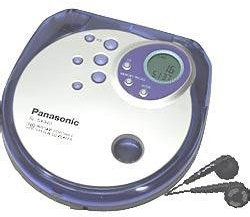 Panasonic SL-SX340 CD-Player: Tragbar, Stoßfest, CD-Player, 125 mm breit, Weiß, Lila