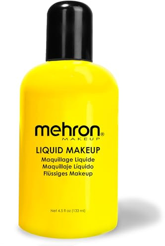 Mehron Liquid Face Paints - Yellow Y (4.5 oz) by Mehron