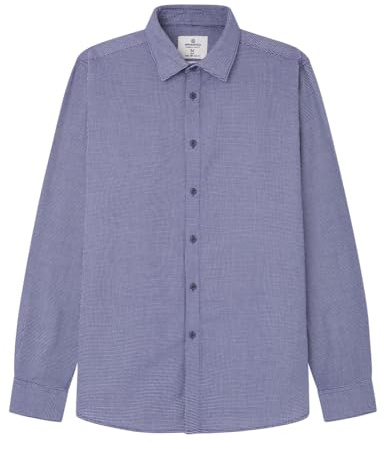 Cortefiel Broderi blus, Blå, 36