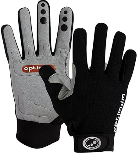 Optimum Hawkley MTB/BMX Gloves Padded for Warmth, Breathable, Moisture-Wicking, High Visibility - Ideal for Cycling, Skiing & More - Comfortable & Protective