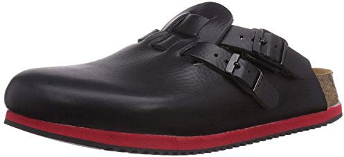 Birkenstock Kay Leder Softfootbed, Unisex-Erwachsene Clogs, Schwarz (Black), 38 EU