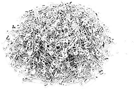 sourcing map 1000 Stück Home Metall für Brosche Sicherheitsnadeln zum Nähen und zum Basteln 30 mm