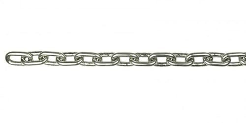KAMERO Edelstahl V4A, Kette, Kurzgliedrig, 5mm Edelstahlkette, rostfrei, Meterware
