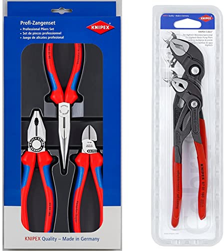 Knipex Montage-Paket (SB-Karte/Blister) 00 20 11 & Zangen-Set (SB-Karte/Blister) 00 31 20 V01