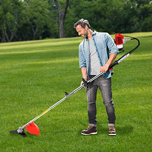 Tagliasiepi, tagliasiepi, tagliasiepi, decespugliatore, decespugliatore a benzina, ramo e trimmer multitool professionale, incluso dispositivo combinato 4 in 1, 52 Cc, 2 tempi