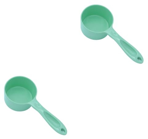 minkissy 2 Piezas Vaso Medidor Cuchara Tazas Medidoras para Alimentos Mascota Herramienta