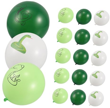 IMIKEYA 18stücke Teiliges Set Snake Balloons Für Snake-themenpartys Lustige Dekorationen Für Geburtstagsfeiern Und Events Einfach Aufzubauen Für Erwachsene Geeignet