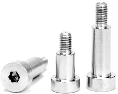 1pc M2 M3 M5 M8 M10 M12 A2 Stainless Steel Hex Hexagon Socket Cap Head Shoulder Roller Bearing Stuff Screw Bolt(12mm,D5-M4)