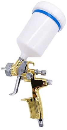 Pistola a Spruzzo, Pistola a spruzzo ad alta atomizzazione, utensili ad aria compressa, pistole for riparazione di vernici a olio for auto/mobili, aerografo for verniciatura(Gold)