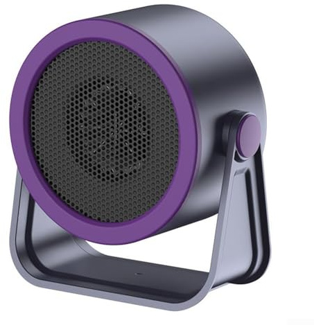 Yuanpgky Chauffage soufflant portable compatible avec une utilisation au bureau, chambre à coucher, unité de chauffage de bureau compacte avec réglages réglables, fonctionnement silencieux et