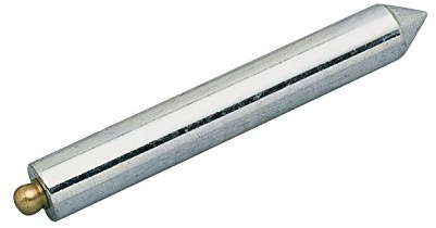 KAUFMANN Senklot Lange Form aus Stahl mit abschraubbarer Messingkappe 220 Gramm, 44.901.01