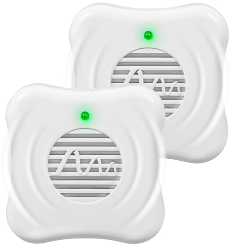 GARDIGO® 2x Antizanzare Ultrasuoni | Repellente Zanzare Ultrasuoni | Anti Zanzare Interno | Scaccia Zanzare | Ultrasuoni per Zanzare | Presa Antizanzare | 25m² | Dispositivo Elettrico Antizanzare