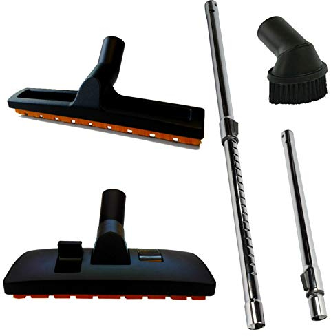 Maxorado 35mm Staubsaugerrohr + Kombidüse + Parkett Aufsatz + Staubpinsel Set passend für Staubsauger Rohr Siemens Bosch AEG Kärcher Einhell Dirt Devil Alaska Privileg Panasonic Samsung Vario etc