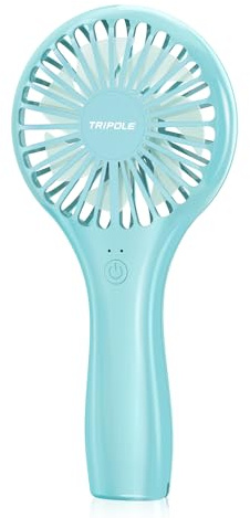 TriPole Portable Mini Handheld Fan, Rechargeable Small Personal Eyelash Fan