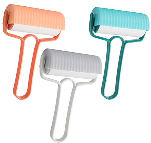 BESPORTBLE 3st Roller-Haar-Aufkleber Klebrige Rolle Für Tierhaare Kleidung Haar Klebrige Rolle Fusselentferner Klebriger Fusselroller Haarentferner Für Kleidung Klebeband Haushalt Pp