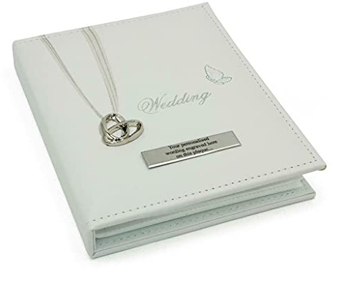 ukgiftstoreonline Beautiful Butterfly 24 x 7 x5 Picture Personalised Wedding Photo Album