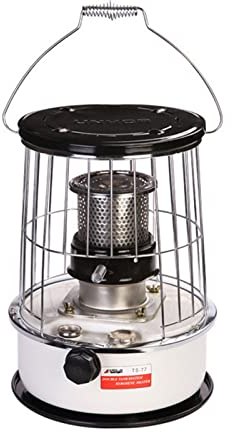 tragbar Petroleum Heizung mit Dochten petroleumofen regulierbaren 0,25l/h bis zu 24h Tank: 5.3L für bis zu 20m² Camping heizung Wohnzimmer terasse Schlafzimmer Indoor Outdoor