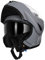 Westt Torque Casco Modulare Grigio - Doppia Visiera, 5 Punti di Areazione - Casco Protettivo Leggero Uomo e Donna per Motocicletta, Moto Cross, Motorino, Scooter - Omologato