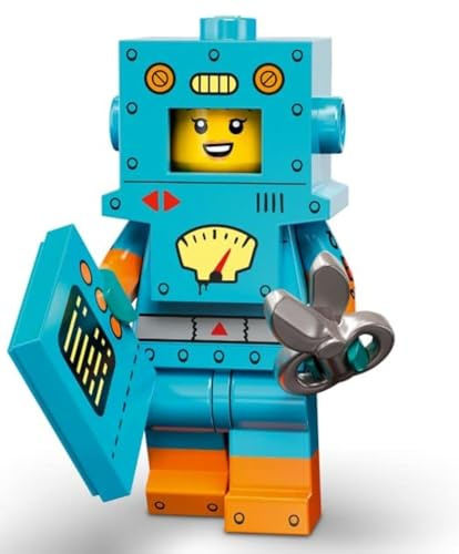 FCP Lego 71034 Minifigures Serie 23, Beutelset in limitierter Auflage 2022, Kollektion mit 1 von 12 Wählen Sie Ihren Charakter (Roboter Karton)
