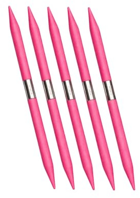 Lykke Stricknadeln, Rouge, 15 cm, Doppelspitznadeln, Stricknadeln (2,25 mm/US 1)