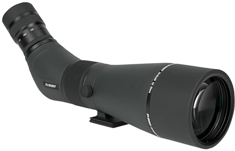 Svbony SA405 Spektive für die Vogelbeobachtung, 20–60x85mm Spektive mit 1,25 Zoll Austauschbarem Okular, FMC Wasserdicht Bak4, Kompatibel mit der WLAN-Kamera SC001 für Wildtierastronomie