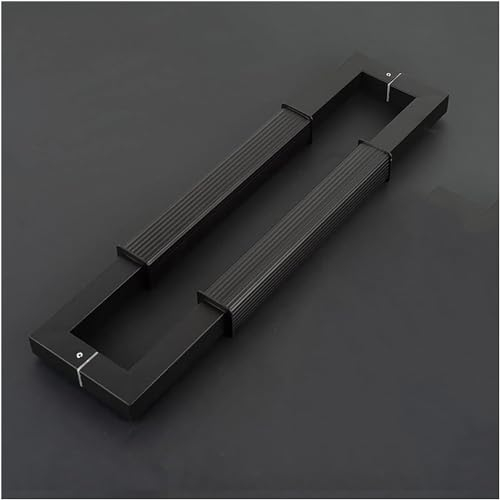 HACSYP Eingangstürgriff, kommerzieller moderner großer Scheunentürgriff, doppelseitige Push-Pull-Türgriffe, for Holz-, Stahl-, Aluminium- und Glastüren (Color : Style1, Size : 100Cm(39.4In))