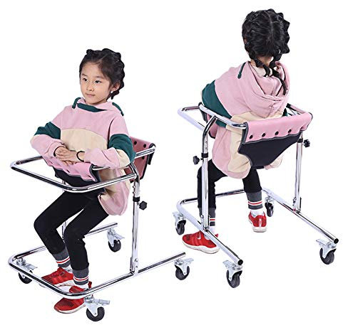 Rehabilitations-Rollator Mit Sitz, Gehgestell Für Kinder, Höhenverstellbarer Stand-up Rollator Mit 4 rollen, Ideal Für Unabhängigkeit Und Mobilität